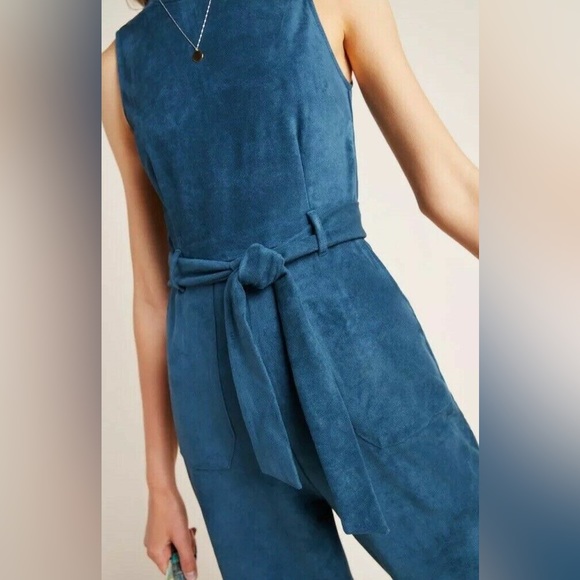 Anthropologie Pants - Anthropologie Suede Jumpsuit